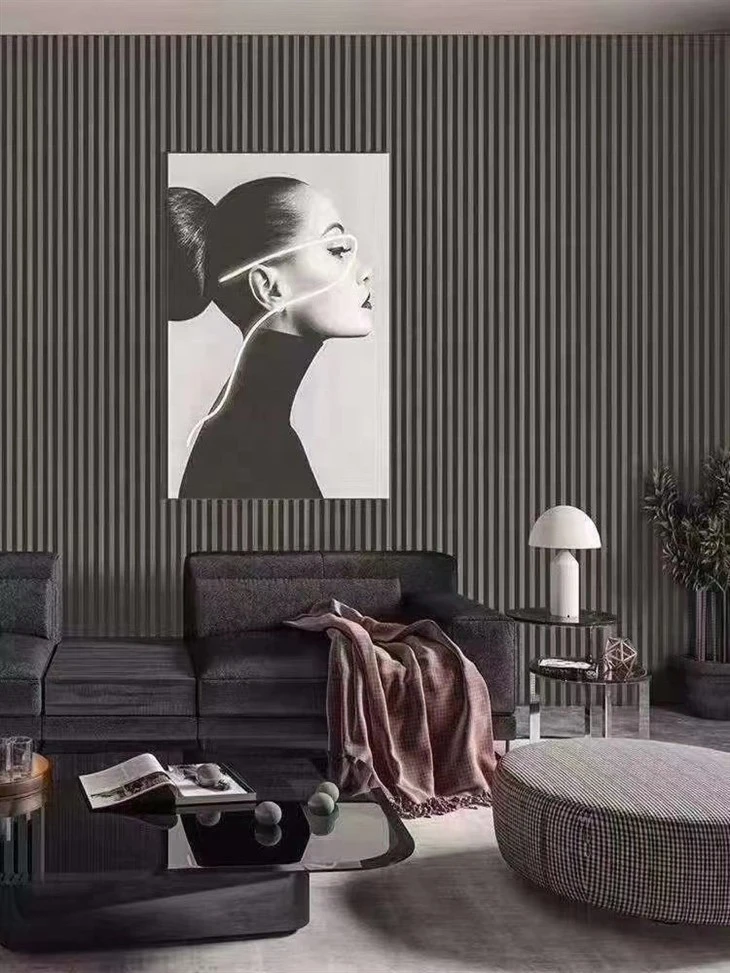 New Product Indoor Decor Wood Plastic Composite Pvc Coating Cladding